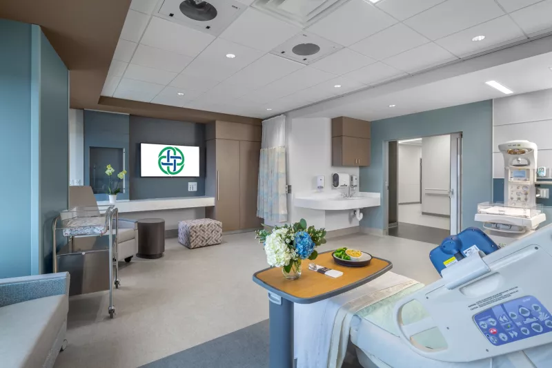 Baby delivery room at THM